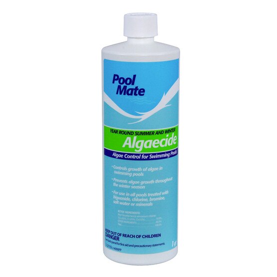 Pool Mate Summer & Winter Algaecide 1 Quart Algaecides Pool Cover Center