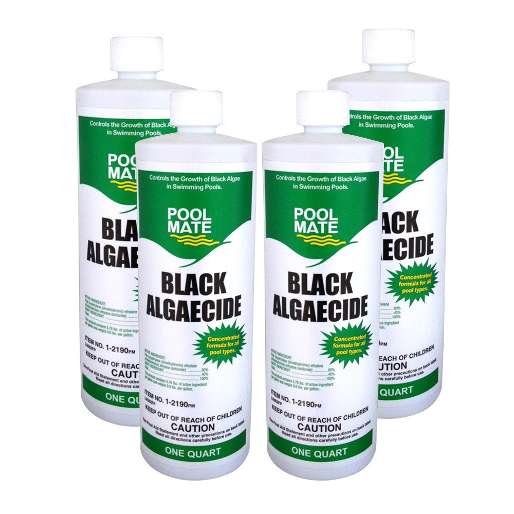 Pool-Trol Black Algaecide – 1 Quart (32 Fl Oz) – EPA Registered Swimming Pool Treatment