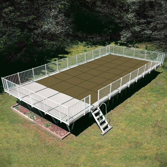 HPI Yard Guard Standard Mesh 90 On-Ground Pool Size 16' x 32' | Safety Covers | On-Ground Pools
