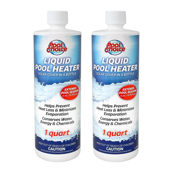 Pool Choice Liquid Pool Heater 2 x 1 Quarts Liquid Solar Pool